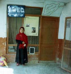 Gulpekai, an Afghan girl being helped by Afghan Women's Educational Centre and Voices of Women