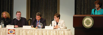 Panelists for 'A New Conversation: Global Community & Human Security'