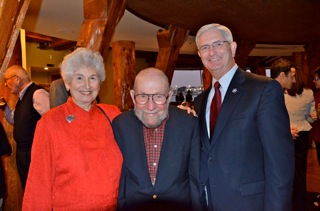 Joany and Robert Mosher with Sherriff Bill Gore at the 2011 Beyond Borders Benefit