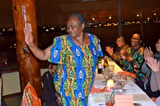 Peacemaker Wahu Kaara of Kenya at the 2011 Beyond Borders Benefit